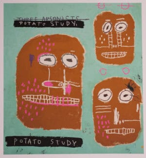 Jean-Michel Basquiat - Potato Study