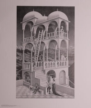 M. C. Escher - Belvedere, 1958