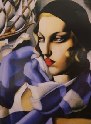 Tamara de Lempicka - L'echarpe bleue