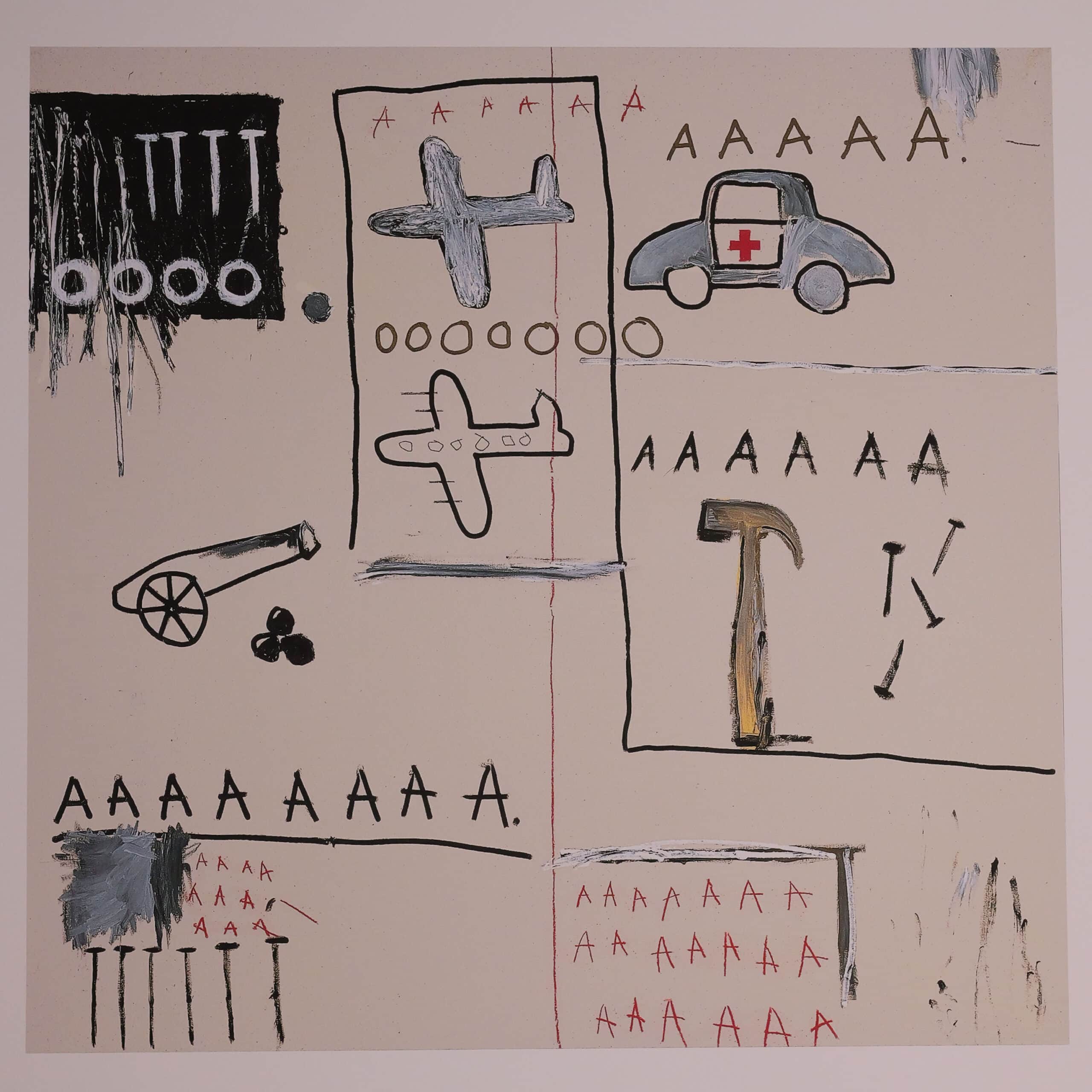 Jean-Michel Basquiat - Untlited (Vehicles)