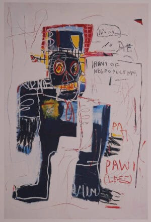 Jean-Michel Basquiat - Irony of a Negro Policeman