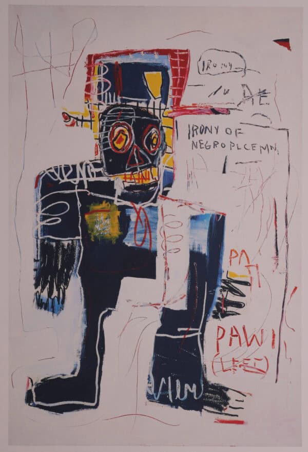 Jean-Michel Basquiat - Irony of a Negro Policeman