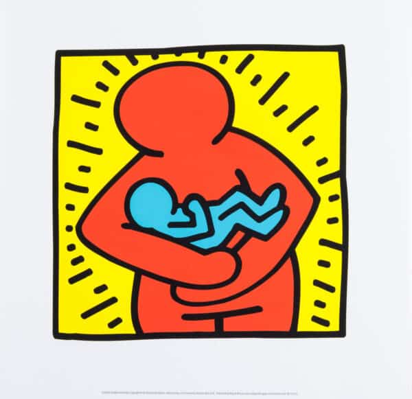 Keith Haring : Senza titolo, 1986 (Maternità)