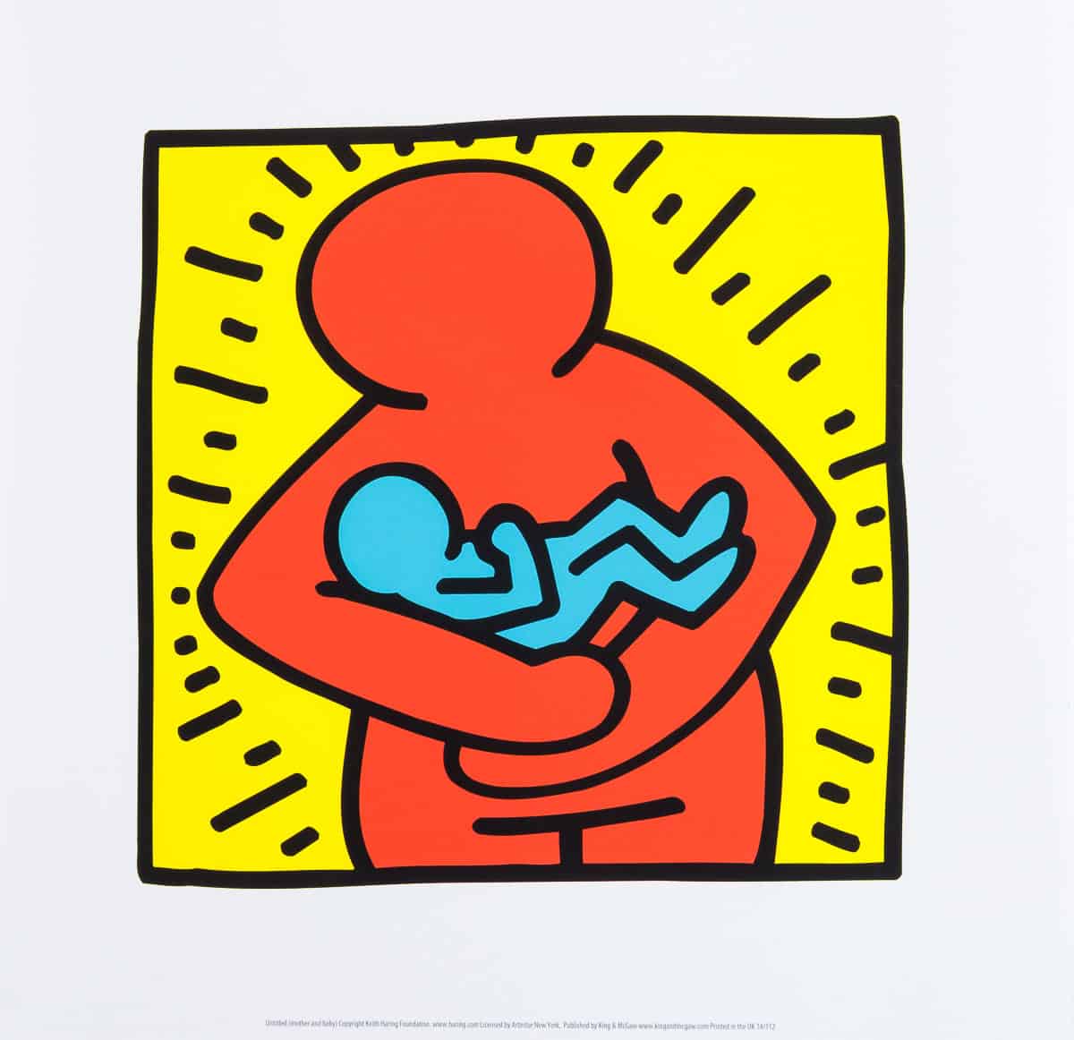 Keith Haring : Senza titolo, 1986 (Maternità)