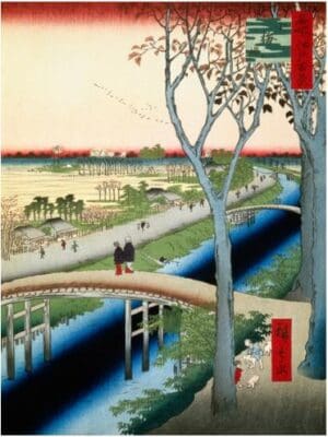 Ando Hiroshige - Koume Embankment
