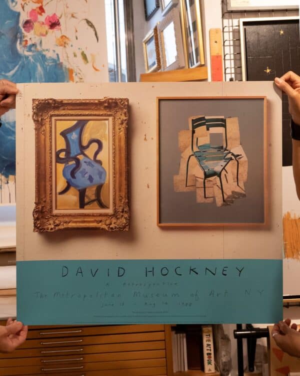 DAVID HOCKNEY - Manifesto originale del 1988