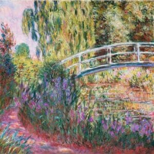 Claude Monet - The Japanese Bridge, Pond with Water Lillies