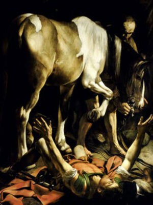Caravaggio - La conversione sulla via di Damasco