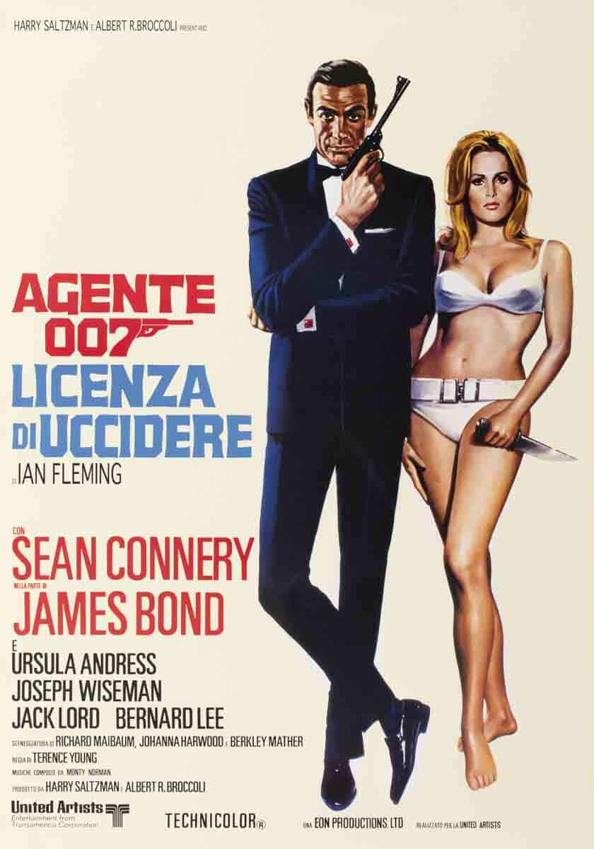 Manifesto del film Agente 007 - Licenza di uccidere