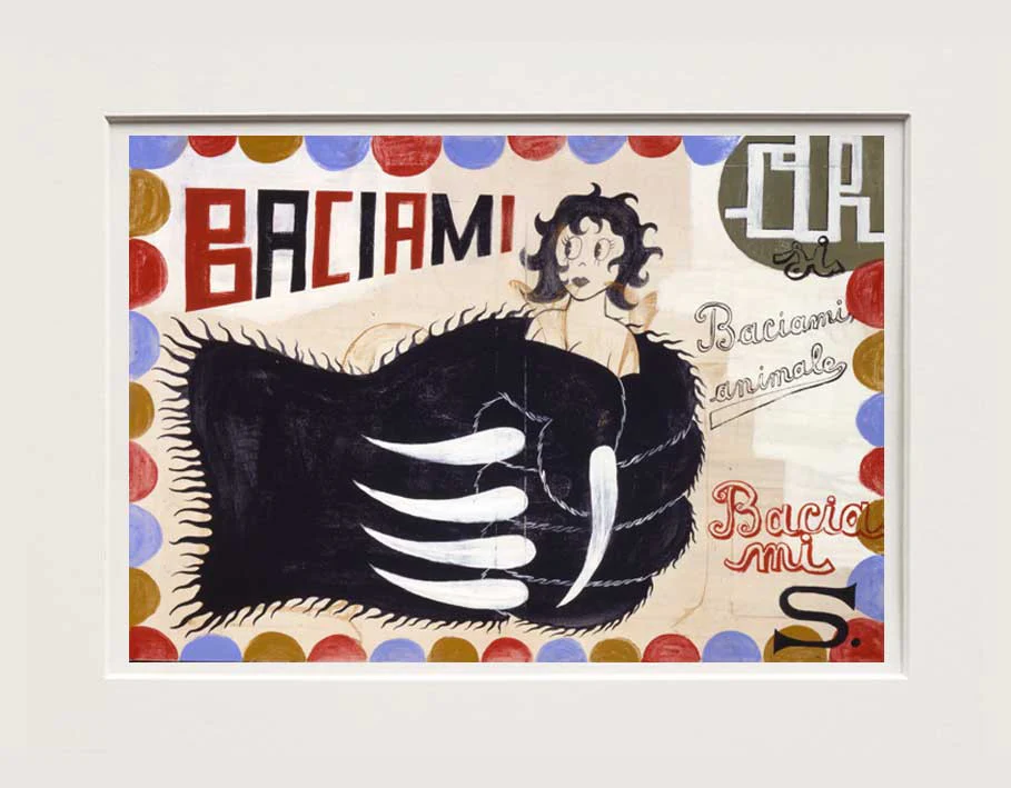 Opera Baciami animale di Daniele Melani