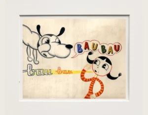 Opera Bau Bau di Daniele Melani in arte Spider