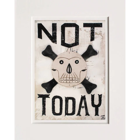 Opera Not Today di Daniele Melani in arte Spider