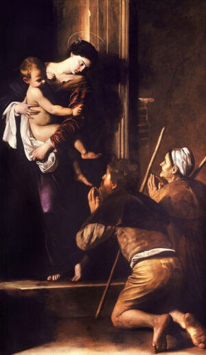 Caravaggio - La Madonna dei Pellegrini