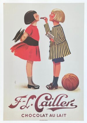 Poster pubblicitario Chocolat Cailler