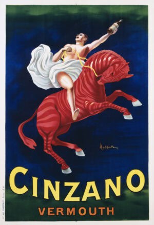 Poster pubblicitario Cinzano Vermouth