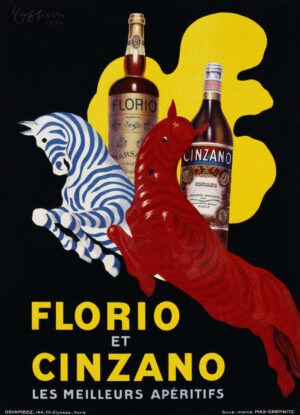 Poster pubblicitario Florio Cinzano