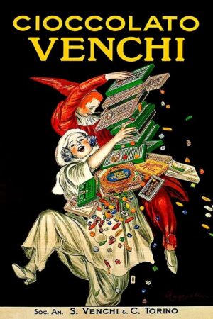 Poster pubblicitario Cioccolato Venchi