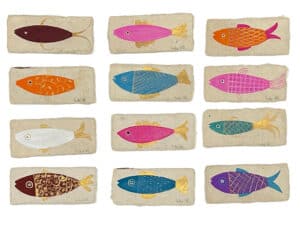 Pesci su carta buthan (piccoli)