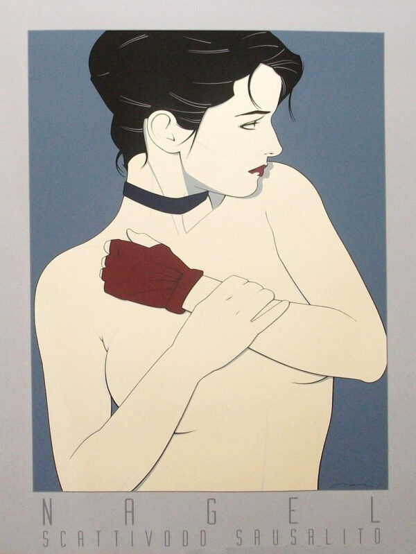 Manifesto di Patrick Nagel-Donna con guanto