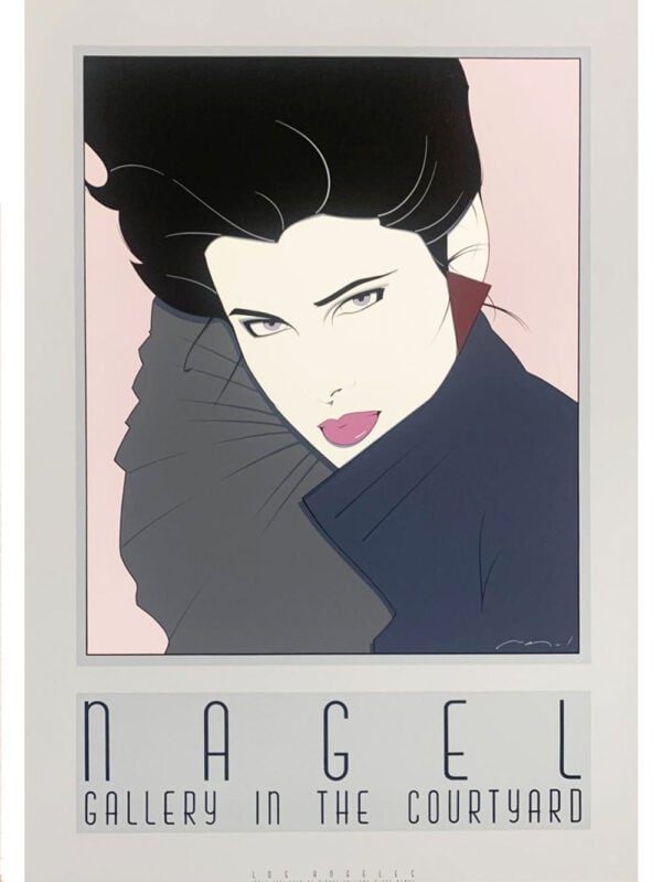 Manifesto di Patrick Nagel-Pink Lips