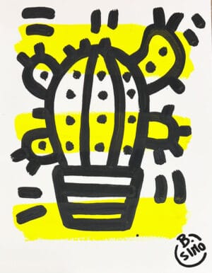 Cactus 5 - Opera su carta