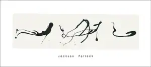Drawing in drip technique