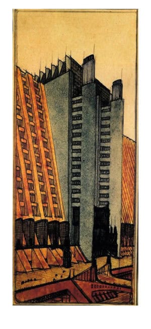 Città Nuova (Casa con gradinata su due piani stradali)